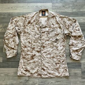 US Marines Navy Uniform Shirt Blouse Mens MEDIUM LONG Desert Marpat Digital Camo
